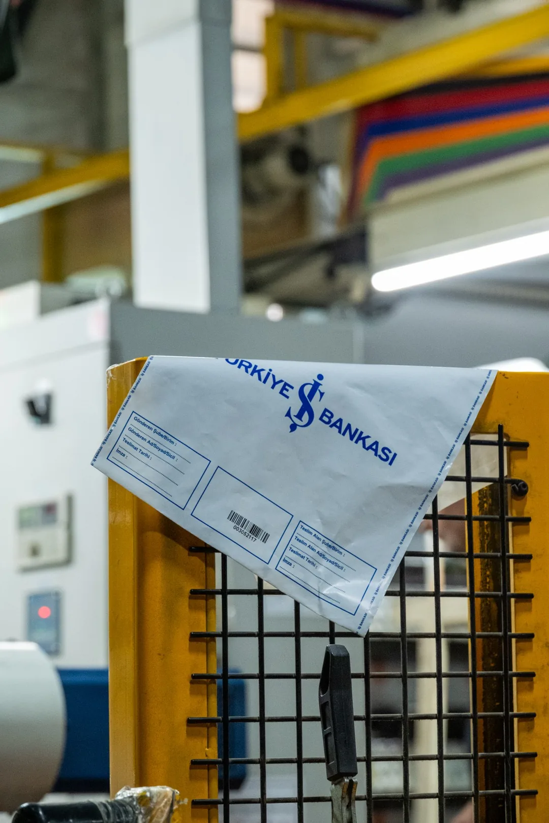 Polybil courier mailing bag production