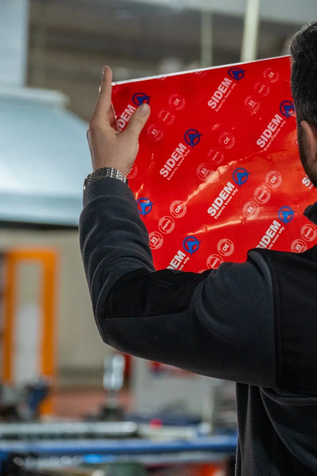 Polybil shrink film roll production