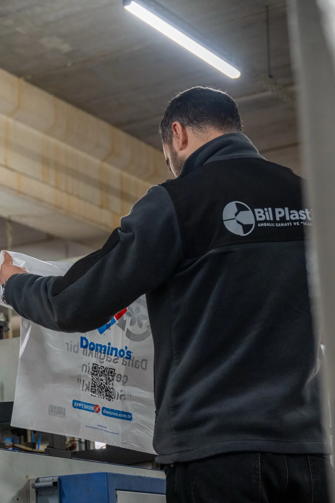 Polybil vest carrier bag production