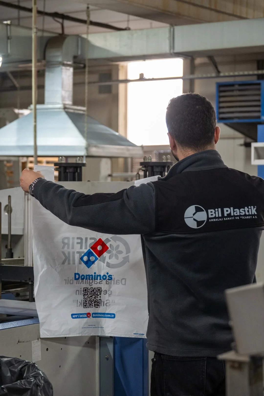 Polybil vest carrier bag production